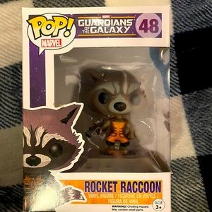 Funko pop guardians of the Galaxy rocket raccoon